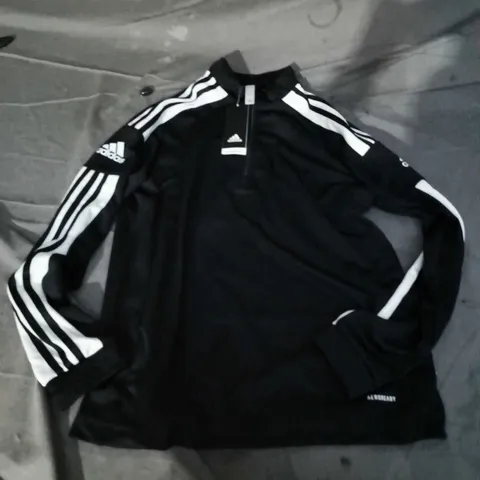 ADIDAS TRACKSUIT TOP IN BLACK - UK 13/14