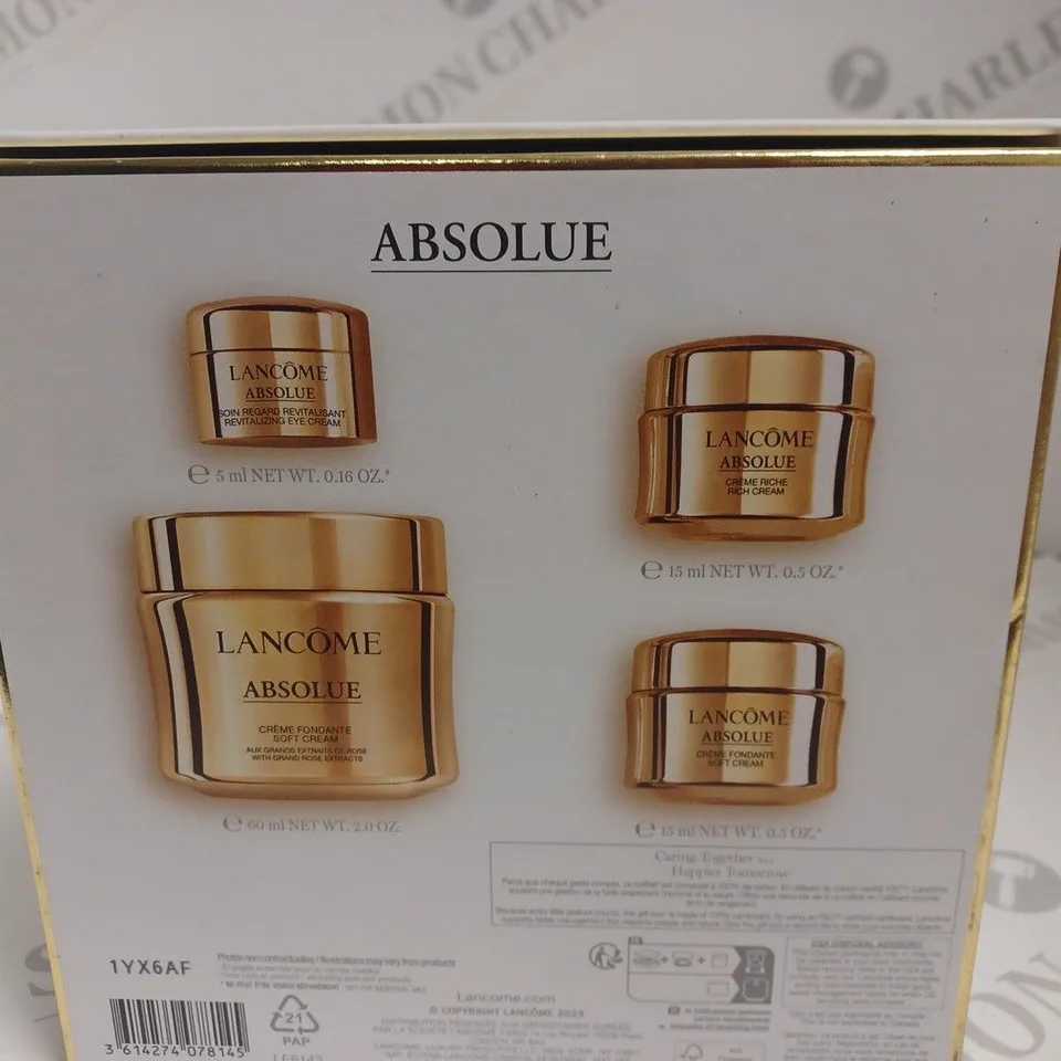 BOXED LANCOME ABSOLUTE 4-PIECE GIFTSET