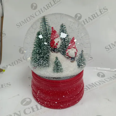 SANTA EXPRESS CHRISTMAS CHARACTER MUSICAL WATER SPINNER