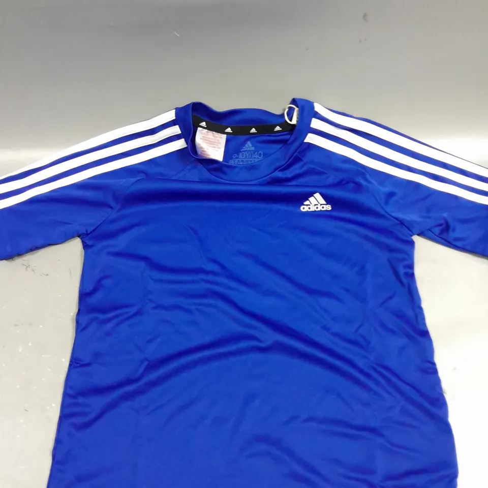 ADIDAS CHILDRENS SERENO T-SHIRT IN BLUE - 9-10YRS 
