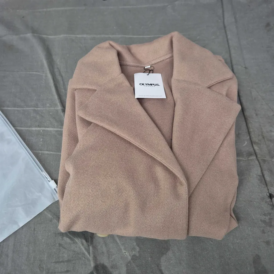 OLYMPUS LONDON CAMEL COAT - WOMEN'S WOOL-BLEND, SIZE M, 