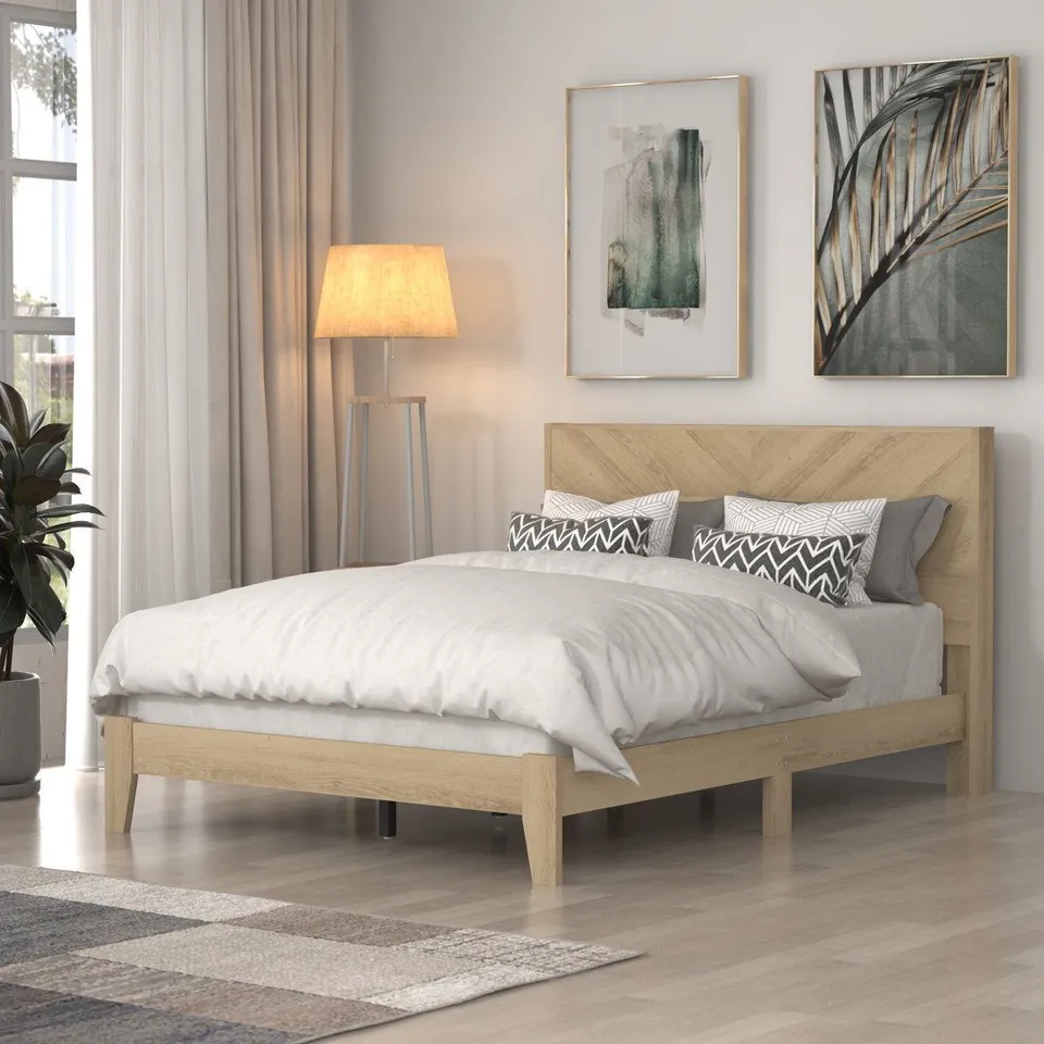 BOXED FIOSOA BONNY DOUBLE PANEL BED 