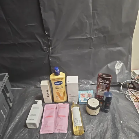 APPROXIMATLEY 25 ASSORTED HEALTH & BEAUTY PRODUCTS LOT β VASELINE, LβORΓAL MEN EXPERT, BIO-OIL GEL & MORE