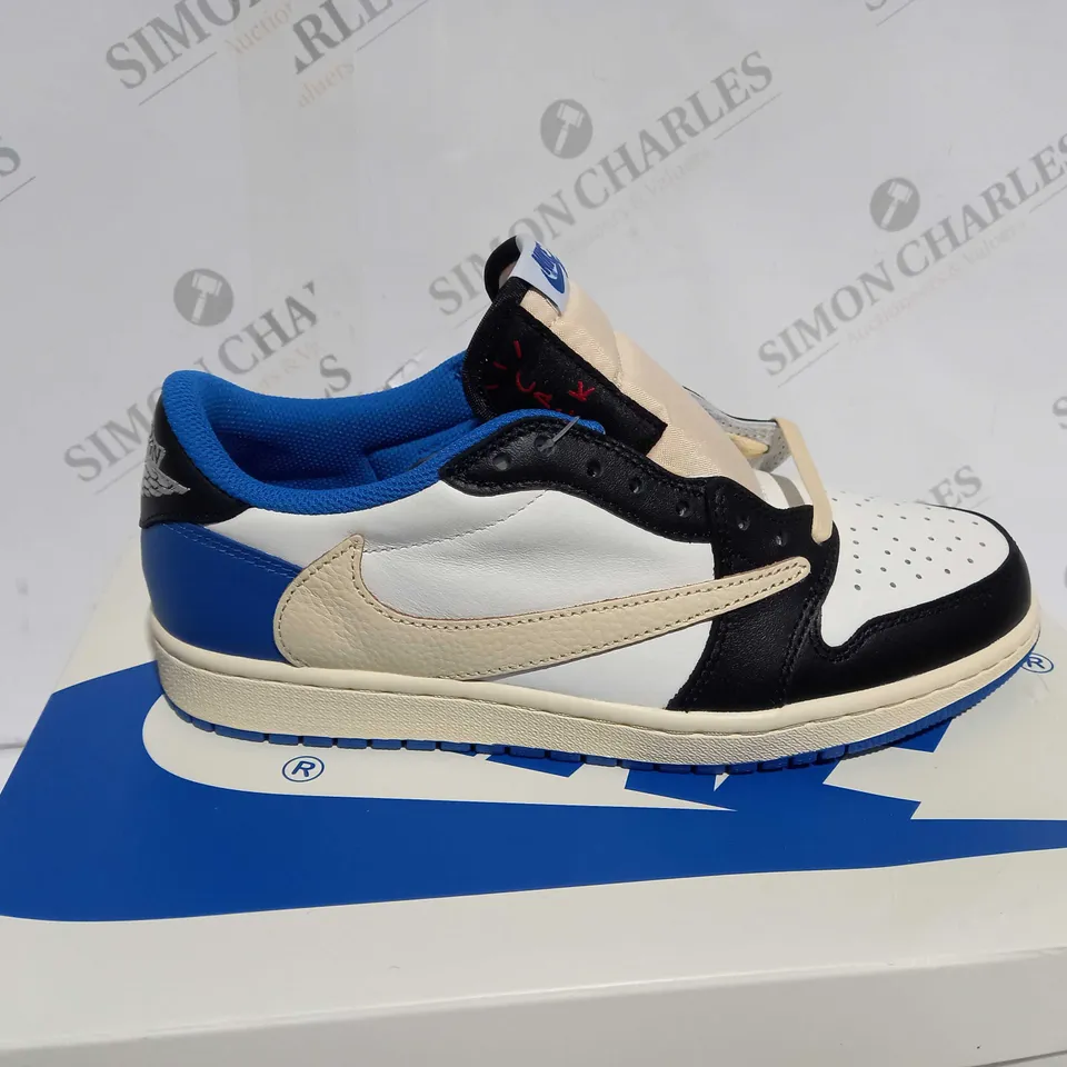 BOXED AIR JORDAN 1 LOW X TRAVIS SCOTT X FRAGMENT - uk size 8