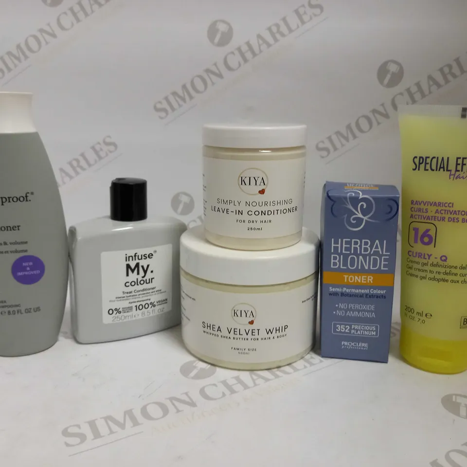 LOT OF APPROXIMATELY 20 ASSORTED HEALTH & BEAUTY ITEMS, TO INCLUDE KIYA, LIVING PROOF, PROCLERE, ETC