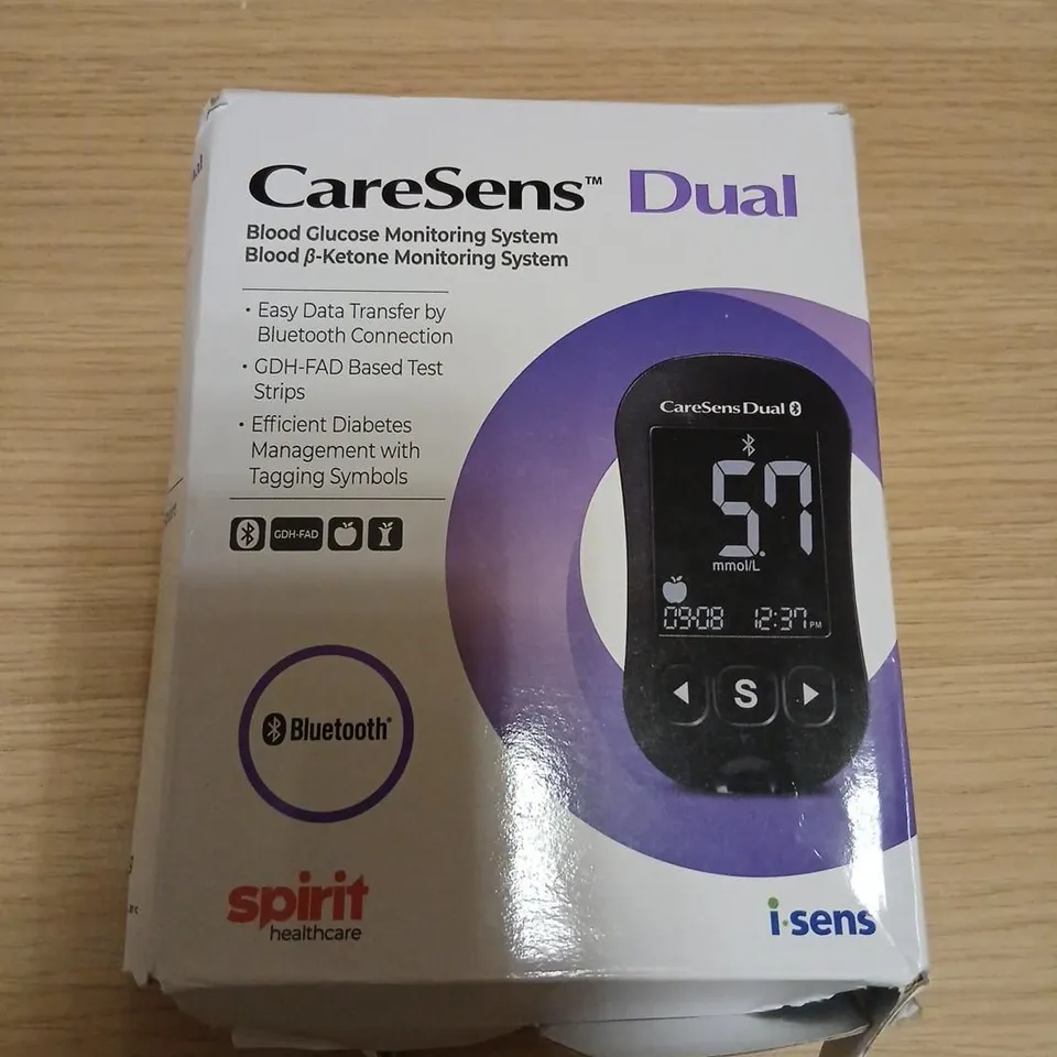 CARESENS DUAL BLOOD GLUCOSE MONITORING SYSTEM – BOXED (I-SENS)