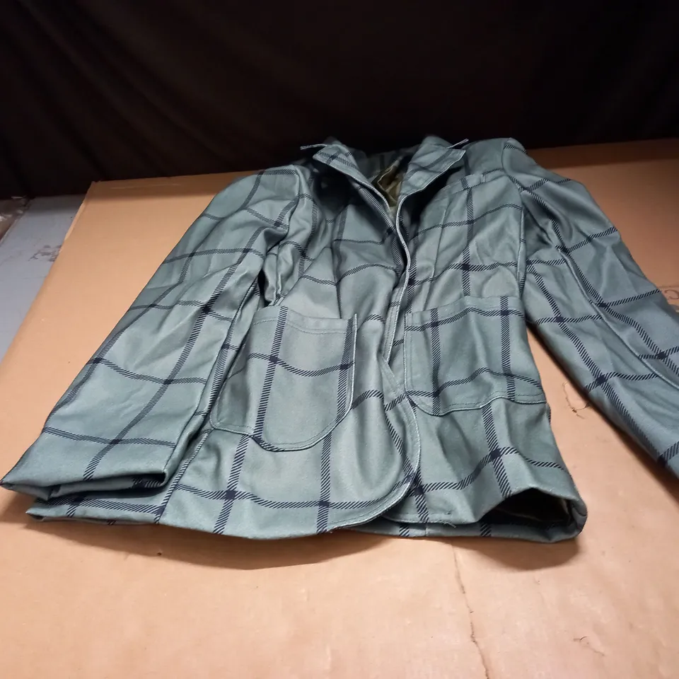 GREEN CHEQUARED JACKET XL