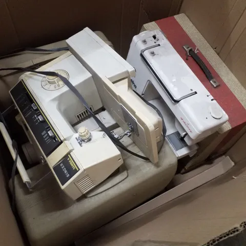 PALLET CONTAINING ASSORTED SEWING MACHINES & BUILT-IN DISHWASHER