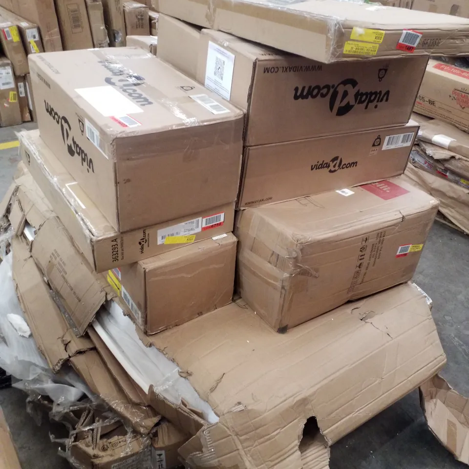 PALLET CONTAINING ASSORTED FLATPACK FURNITURE PARTS 