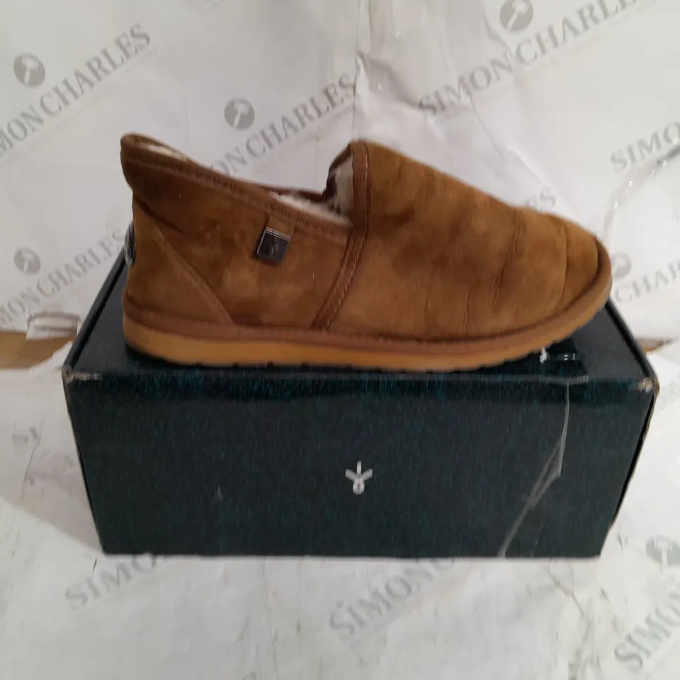 EMU MEN'S PLATINUM ASHFORD SLIPPERS - CHESTNUT - UK 10