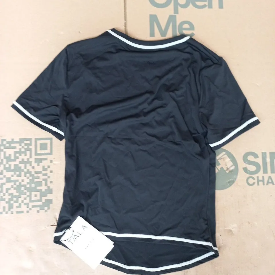 T/ALA ULTRALITE ACTIVE TEE IN BLACK SIZE SMALL