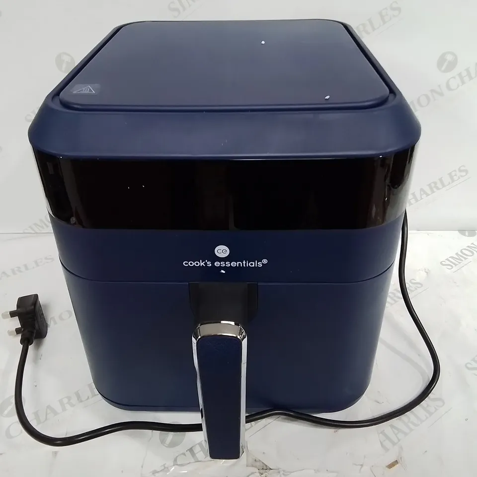 COOK'S ESSENTIALS 5.8L AIR FRYER IN NAVY