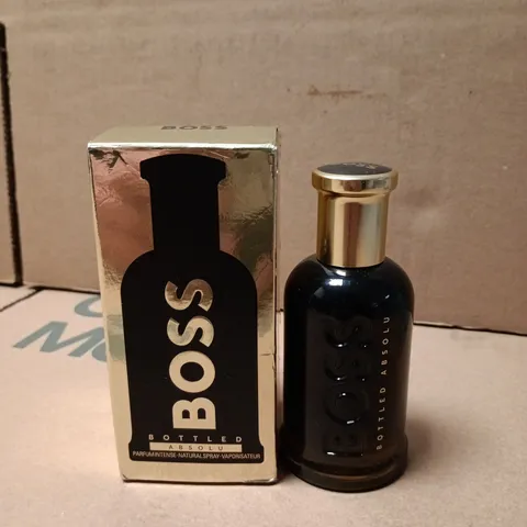 BOXED AND SEALED BOSS BOTTLED ABSOLU HUGO BOSS PARFUM INTENSE 50ML