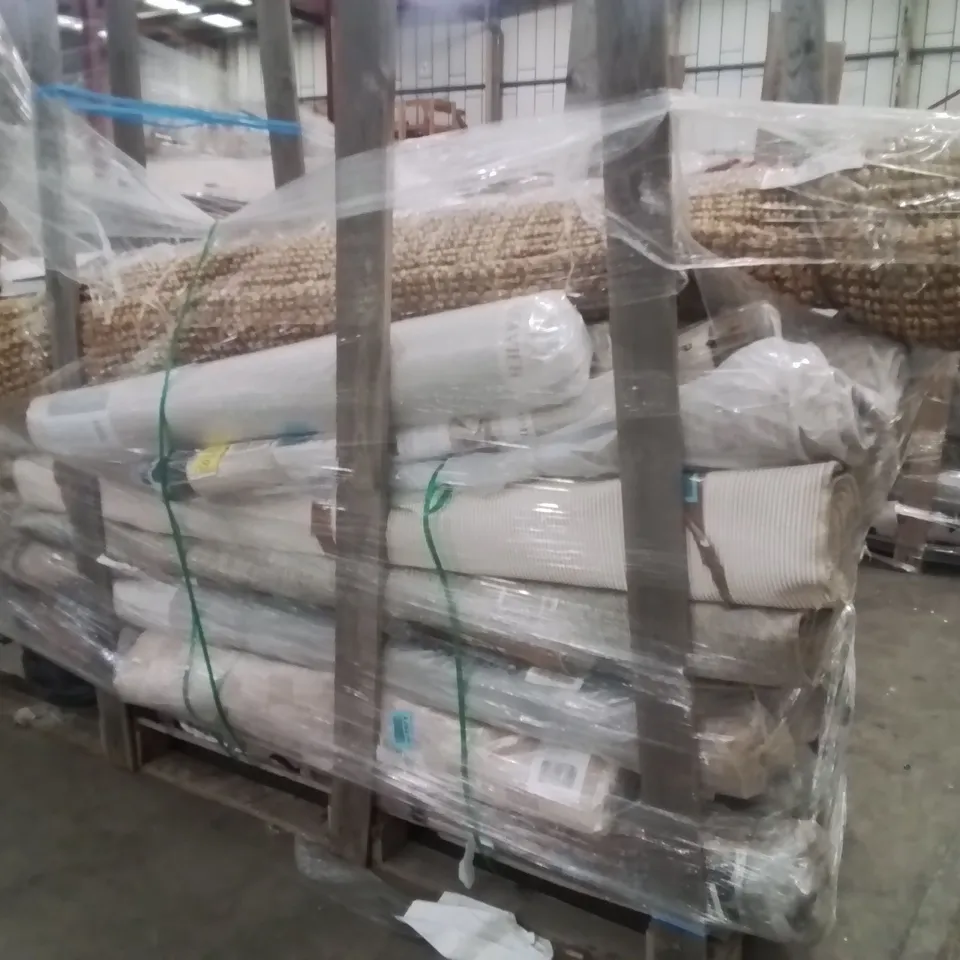 PALLET OF APPROXIMATELY 25 QUALITY DESIGNER RUGS