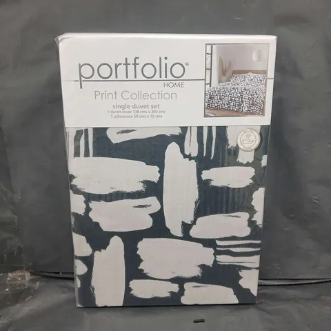 SEALED PORTFOLIO PRINT COLLECTION DUVET SET - DUSA - SINGLE 