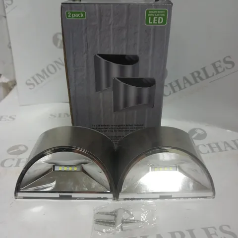 2 PACK BRIGHT WHITE LONG LASTING LED LIGHTS