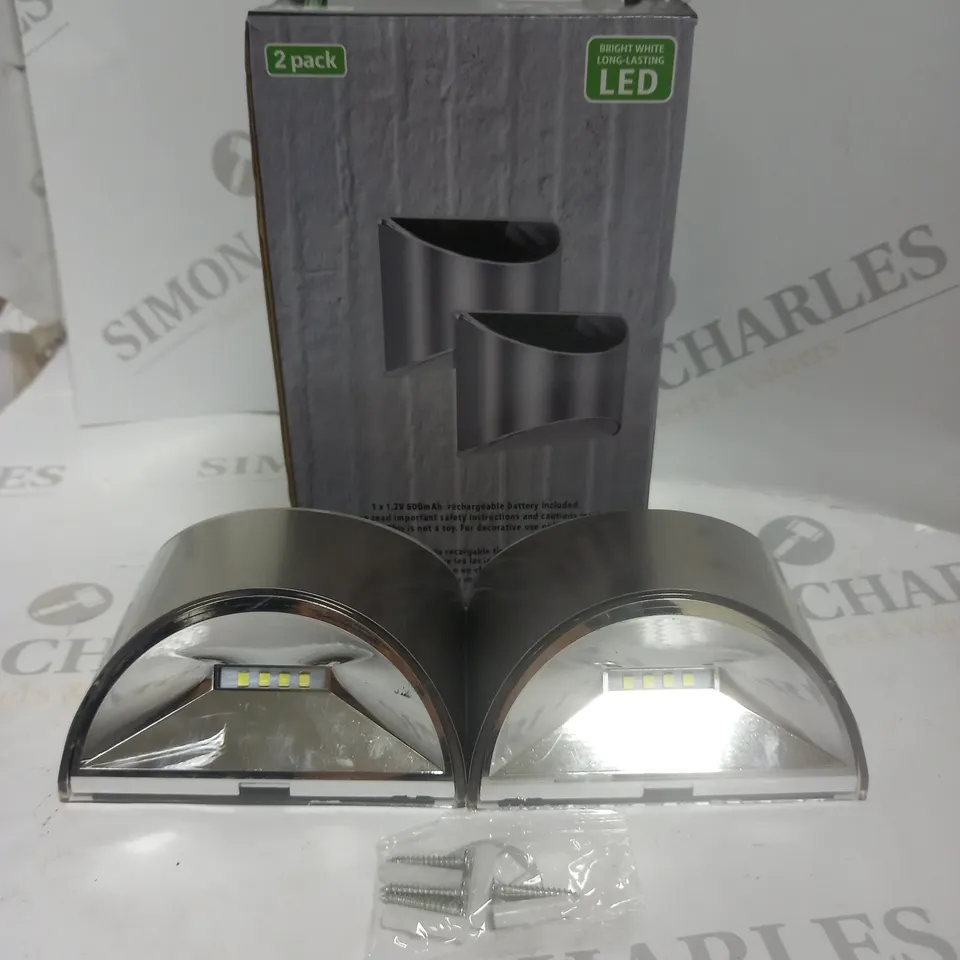 2 PACK BRIGHT WHITE LONG LASTING LED LIGHTS