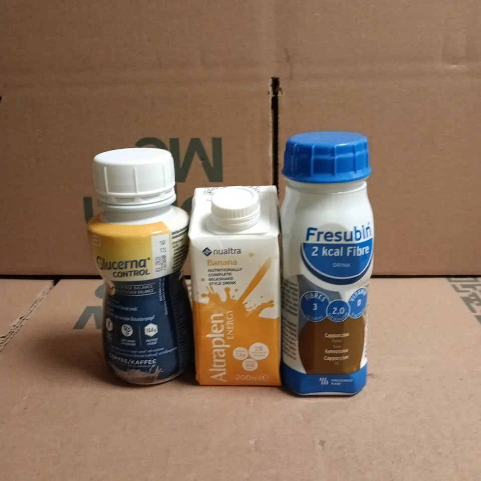 APPROXIMATELY 20 FOOD SUPPLEMENT DRINKS TO INCLUDE FRESUBIN, ALTRAPLEN AND GLUCERNA CONTROL - ASSORTED FLAVOURS