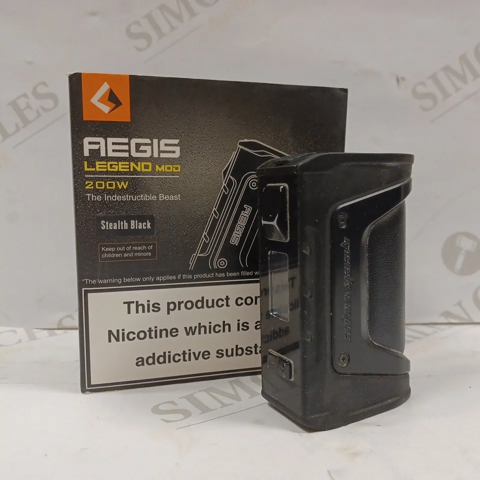 BOXED GEEKVAPE AEGIS LEGEND MOD - STEALTH BLACK