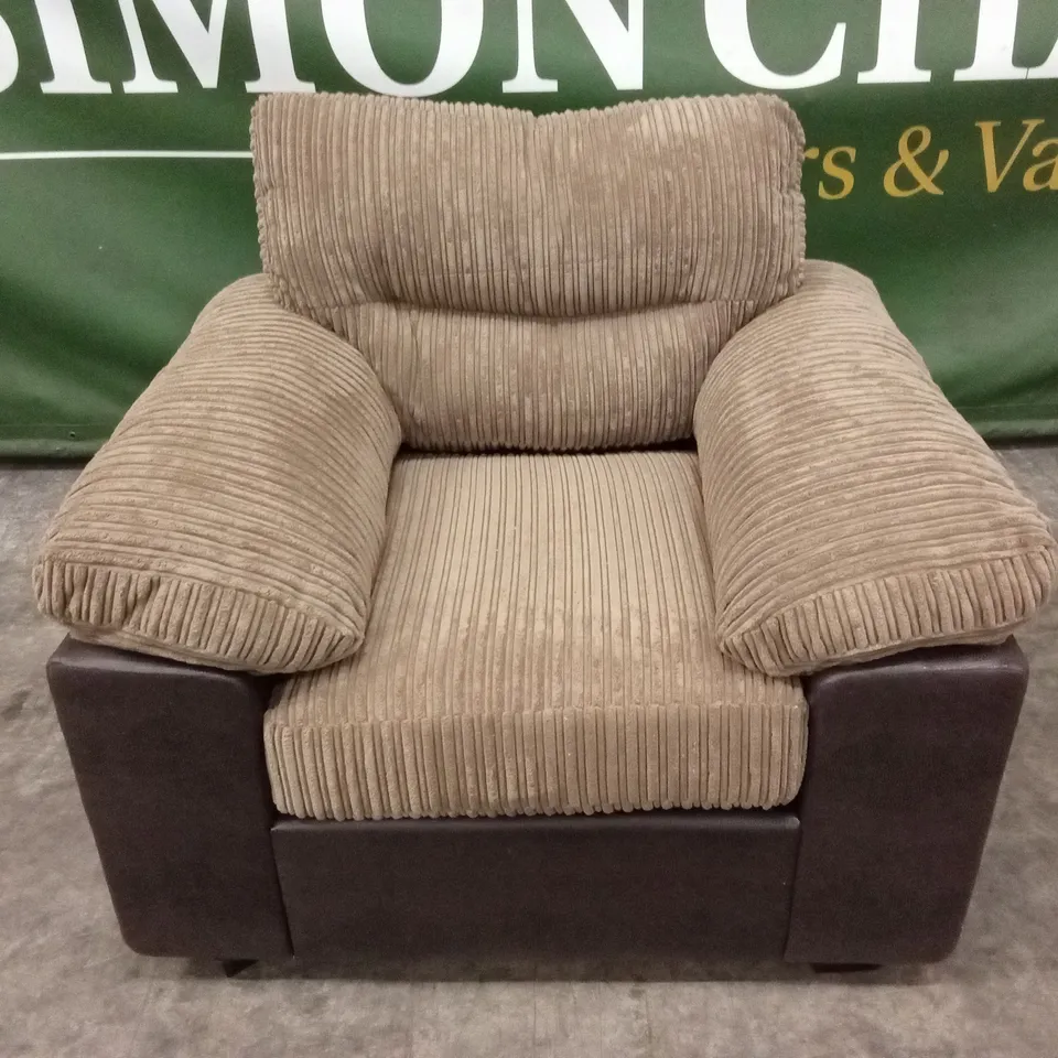 ARMSTRONG ARMCHAIR - BROWN RRP £449