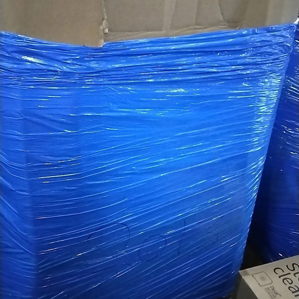 PALLET OF ASSORTED ITEMS INCLUDING DUPRAY MULTI-USE STEAM CLEANER, DONYER POWER ELECTRICAL PATIO HEATER, PIPISHELL TOILET SEAT, CHRISTMAS FOLDOUT TOY BOX, EARTH.PAK, AUTUMNAL WREATH 