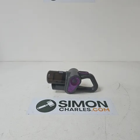 CORDLESS HANDHELD VACUUM CLEANER WITH PURPLE ACCENTS