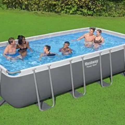 BOXED BESTWAY 5.49 X 2.74 X 1.22M POWER STEEL FRAME POOL