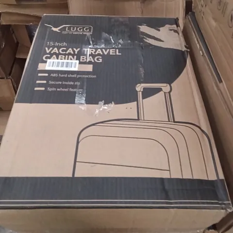 BOXED LUGG TRAVEL SUITCASE
