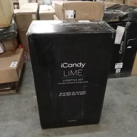 BOXED ICANDY LIME LIFESTYLE STROLLER - CHARCOAL 