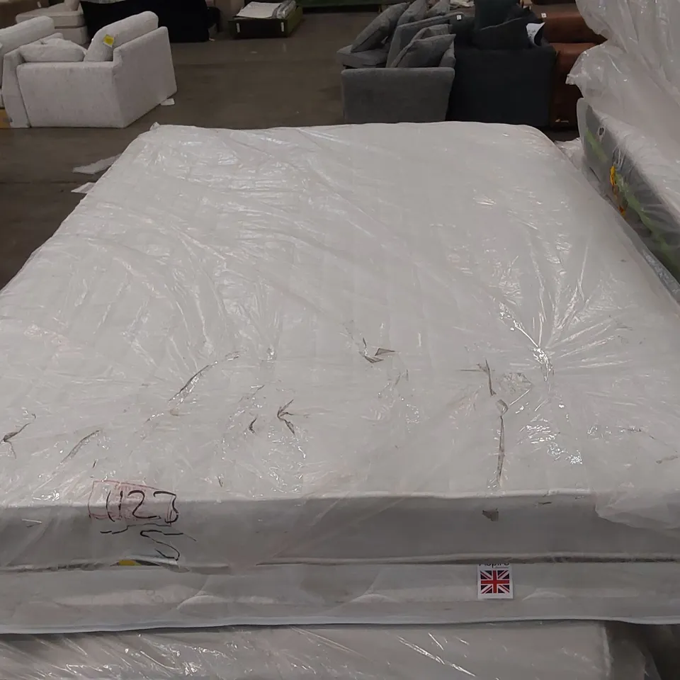 BAGGED QUALITY 5' KING BIBEAU DEEP QUILTED HYBRID MATTRESS 