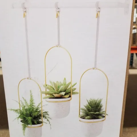 BOXED ARDELLA HANGING BASKET - WHITE  