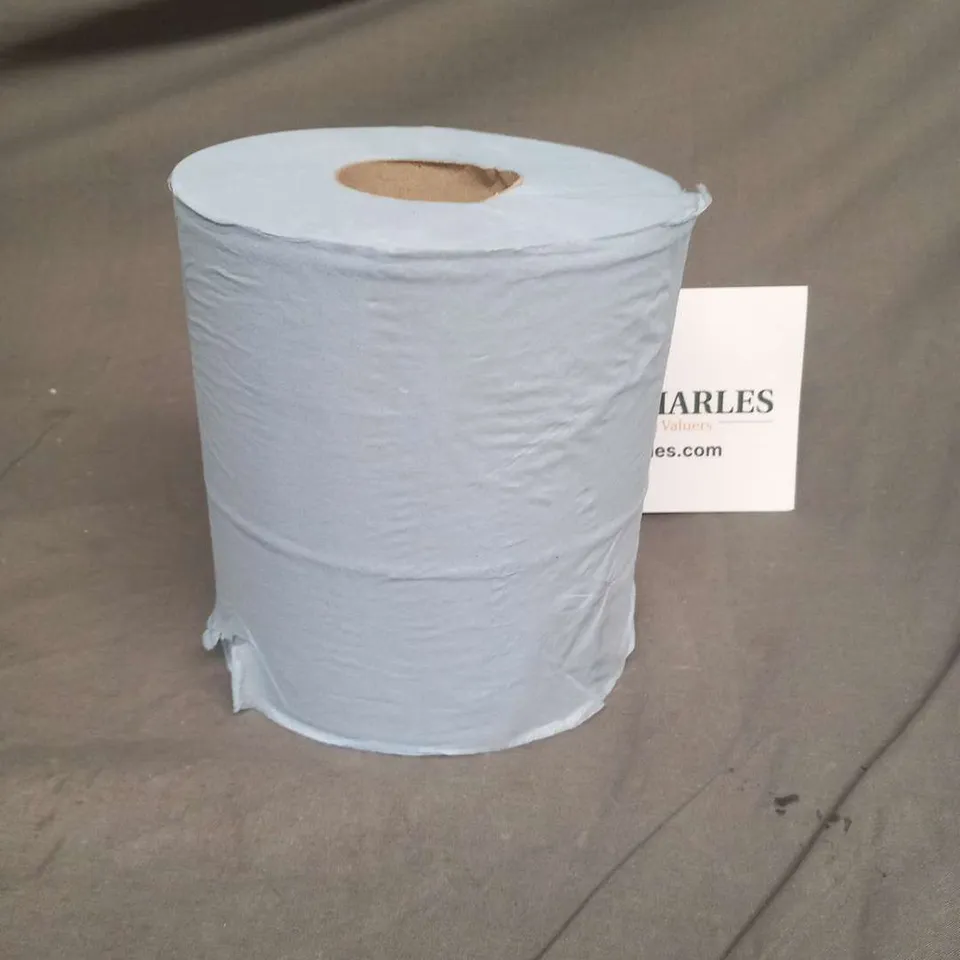 SIX ROLLS OF BLUE TISSUE PAPER