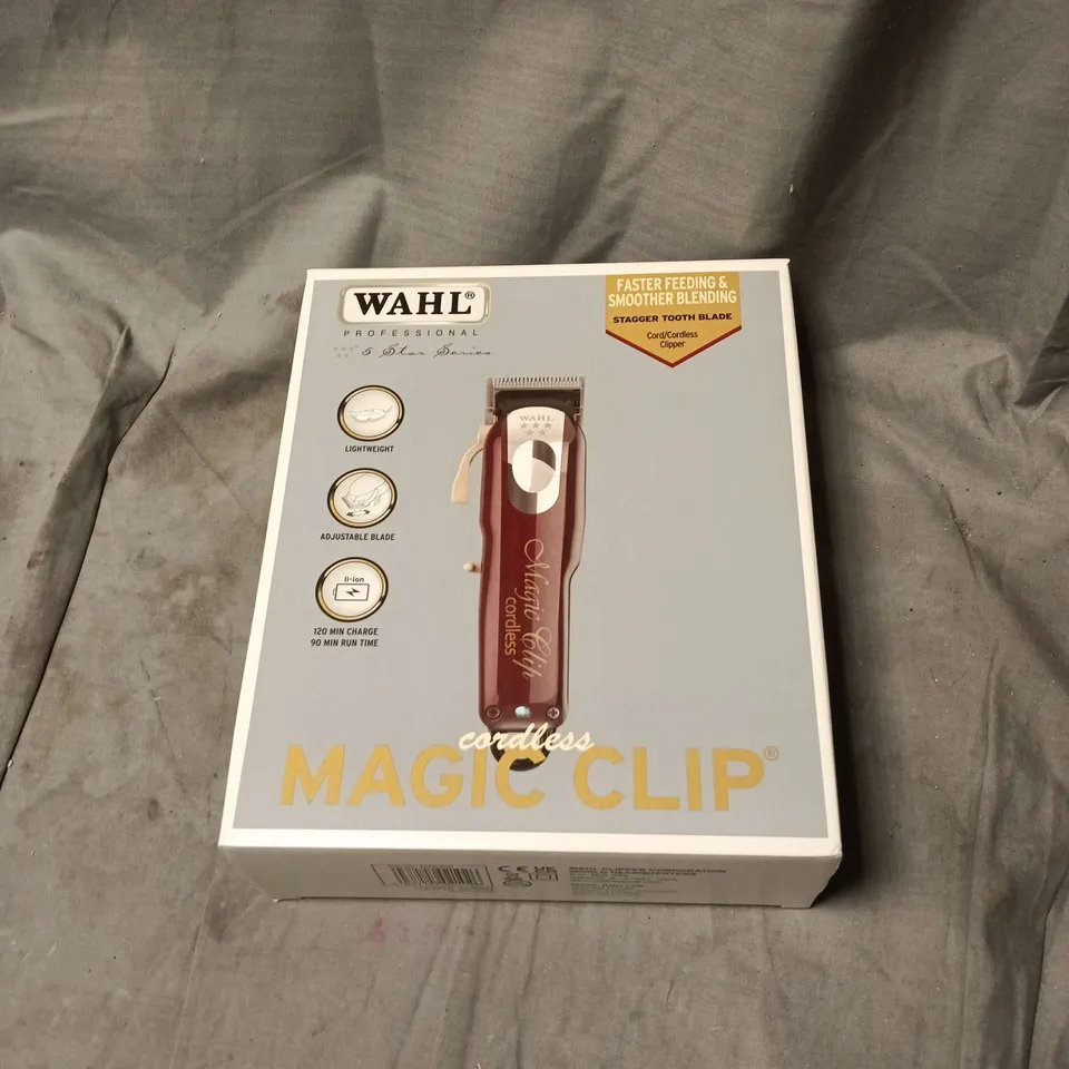 WAHL CORDLESS MAGIC CLIP HAIR CLIPPER – BOXED