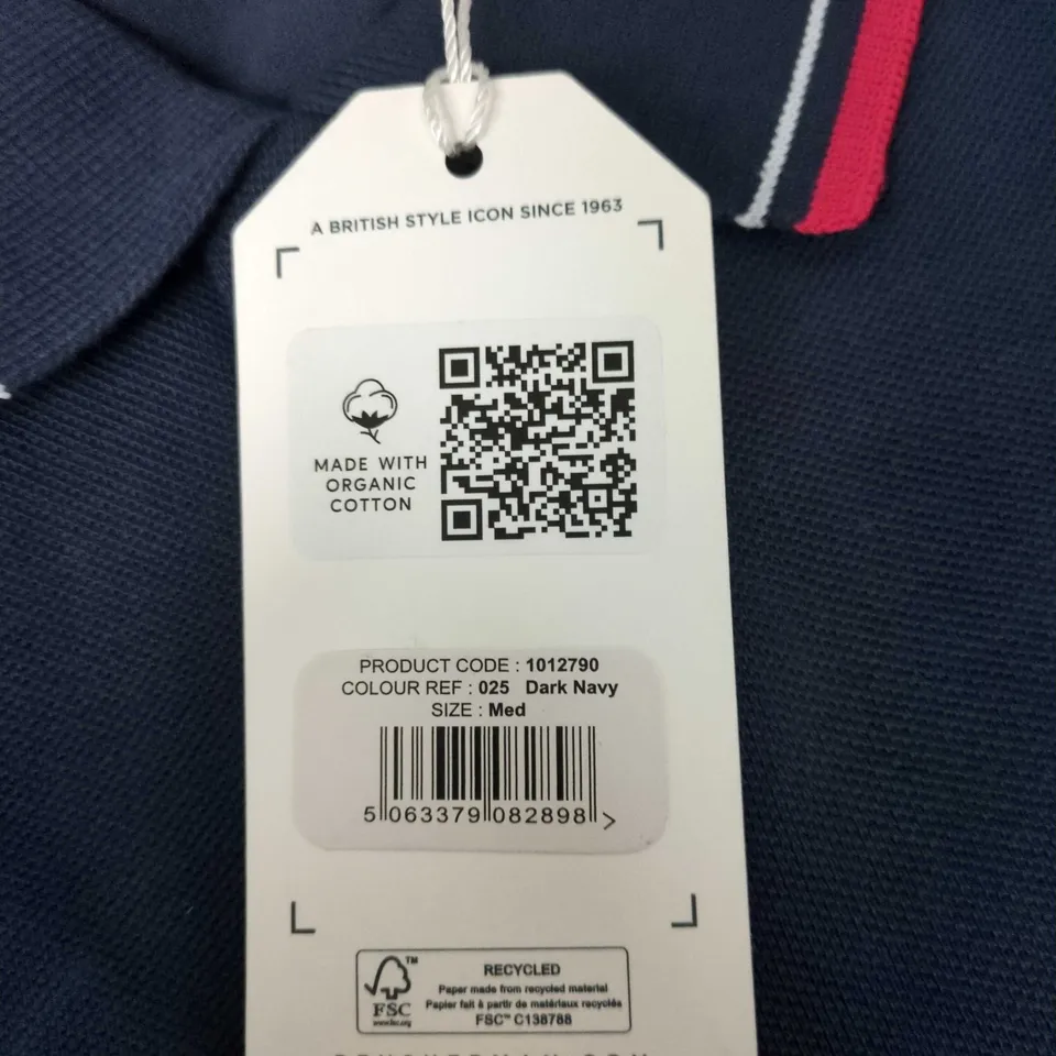 BEN SHERMAN POLO SHIRT – NAVY, REGULAR FIT, UK SIZE M