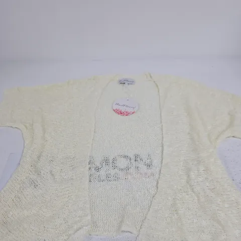 MUDFLOWER CARDIGAN – CREAM, SIZE S