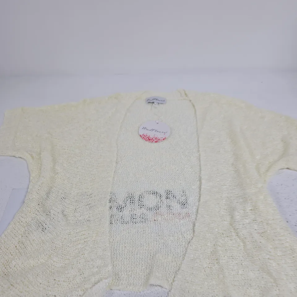 MUDFLOWER CARDIGAN – CREAM, SIZE S