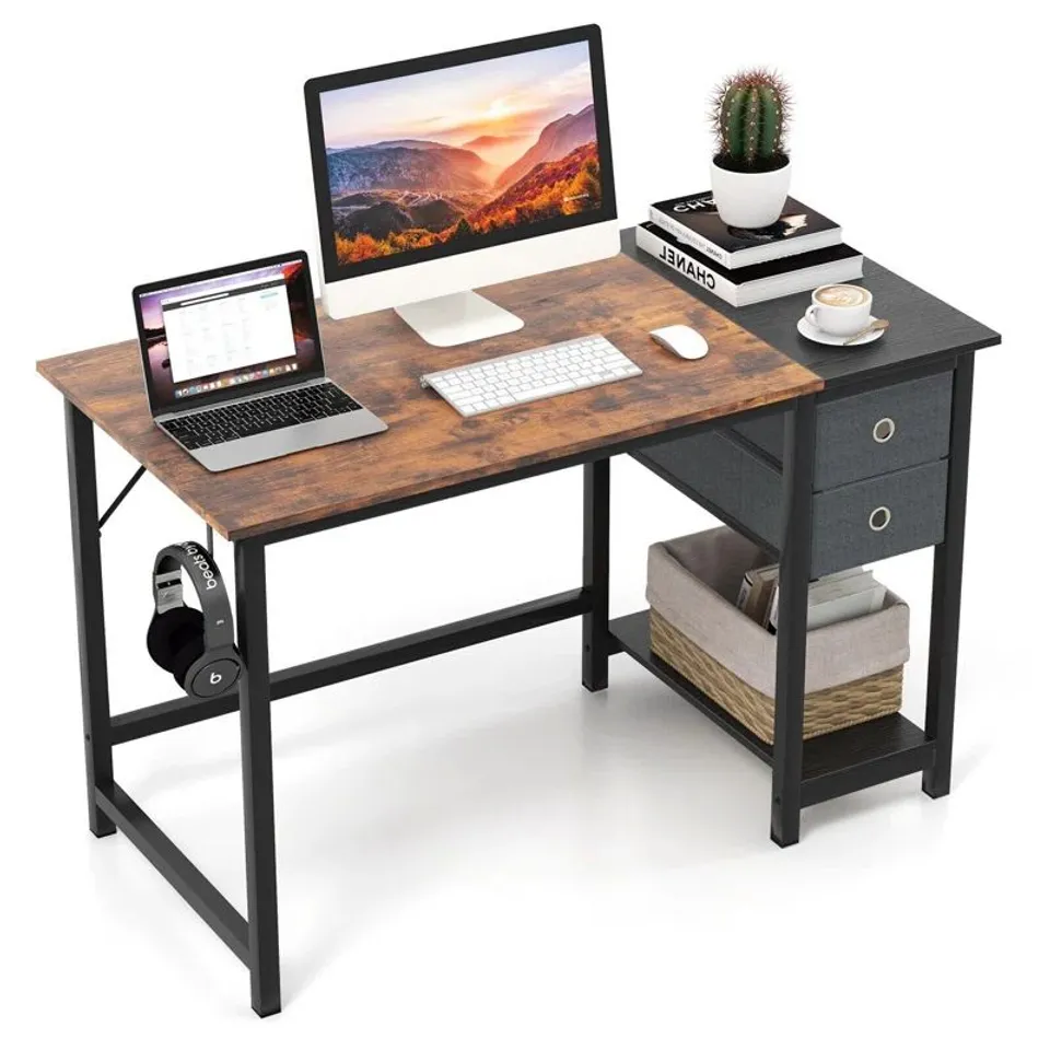 BOXED ADDELAIDE RECTANGLE WRITING DESK (1 BOX)