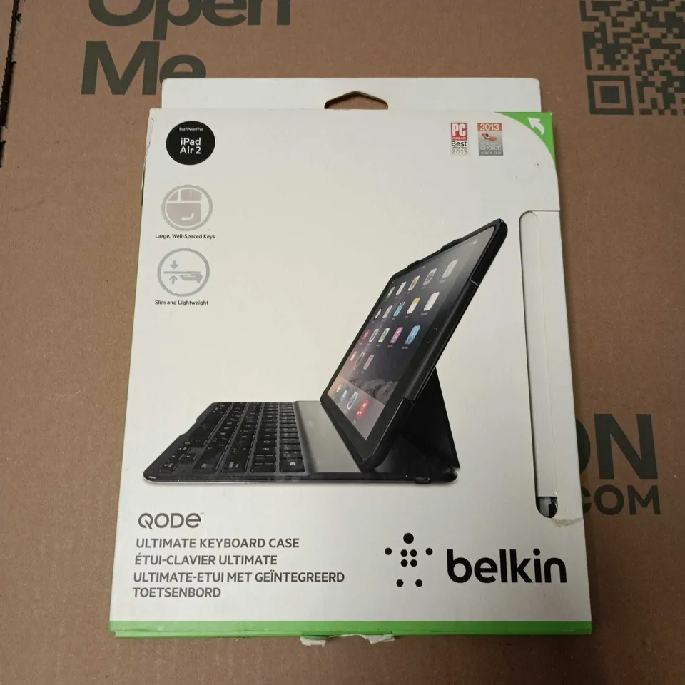 BOXED BELKIN QODE ULTIMATE KEYBOARD CASE FOR IPAD AIR 2 