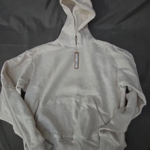 SKIMS COTTON FLEECE CLASSIC PULLOVER HOODIE – OATMEAL HEATHER, XS