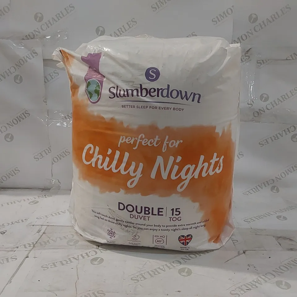 BAGGED SLUMBERDOWN 15 TOG DOUBLE DUVET