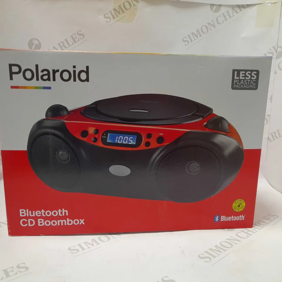 POLAROID BLUETOOTH CD BOOMBOX