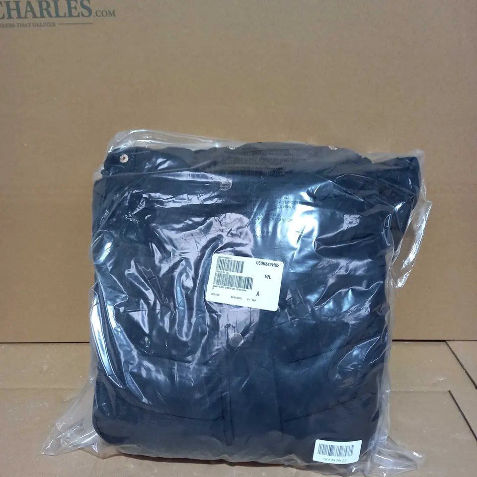 CENTIGRADE FAUX DOWN COAT BLACK - SMALL