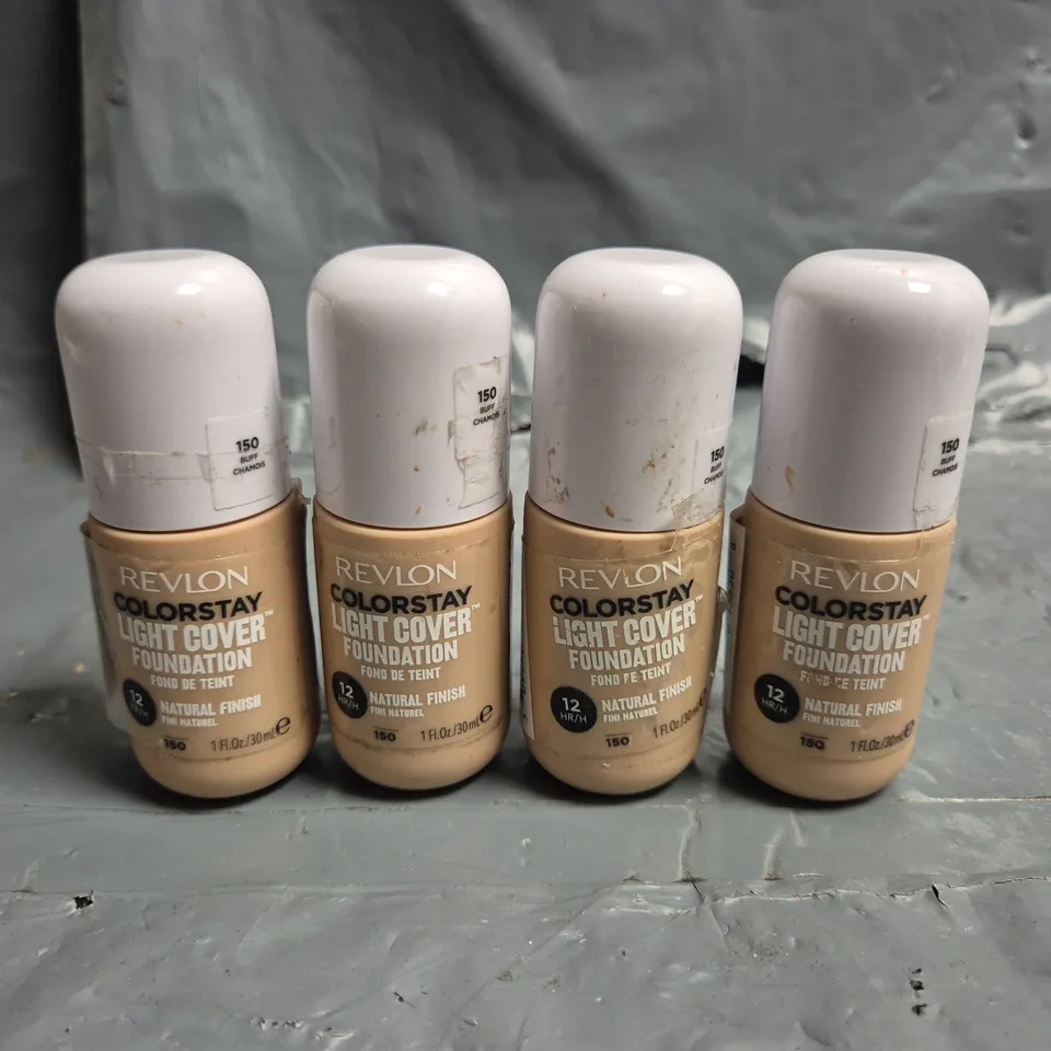 LOT OF APPROXIMATELY 70 REVLON COLOURSTAY LIGHT COVER 30ML FOUNDATIONS - 150 BUFF