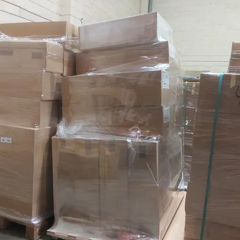 PALLET CONTAINING A LARGE QUANTITY OF ASSORTED BATHROOM FURNITURE PARTS INCLUDING: VANITY CARCASSES ECT