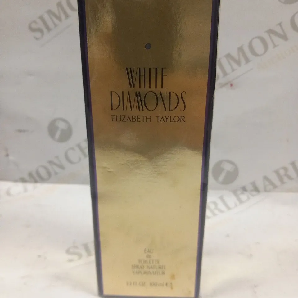 BOXED AND SEALED WHITE DIAMONDS ELIZABETH TAYLOR EAU DE TOILETTE 100ML