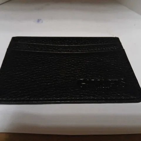 GAMAGES CREDIT CARD HOLDER – BLACK LEATHER (GAA002)