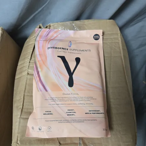 BOX OF 8 X 540G BLOOD ORANGE DIVERGENCE SUPPLEMENTS BLOOD ORANGE