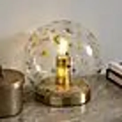 BOXED CELESTIAL GLOBE TABLE LAMP