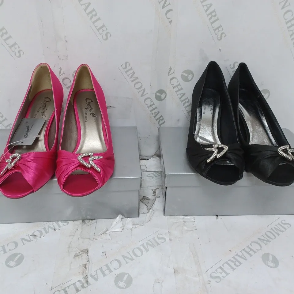 LOT OF 12 PAIRS OF OCCASIONS BY CASANDRA LADIES SHOES