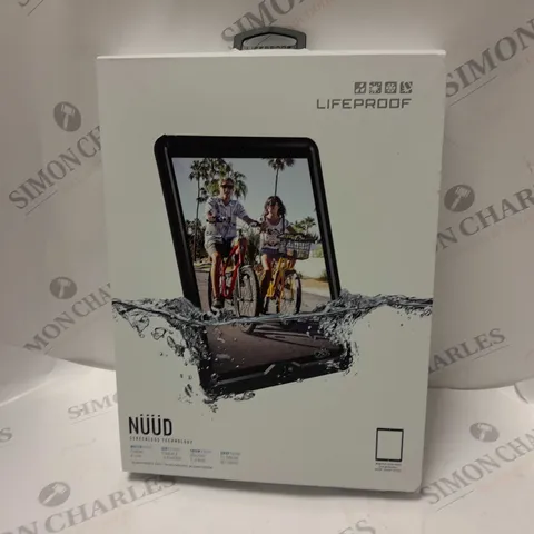 BOXED LIFEPROOF NUUD SERIES WATERPROOF CASE FOR IPAD PRO 12.9" (2ND GEN) - BLACK (NEW)